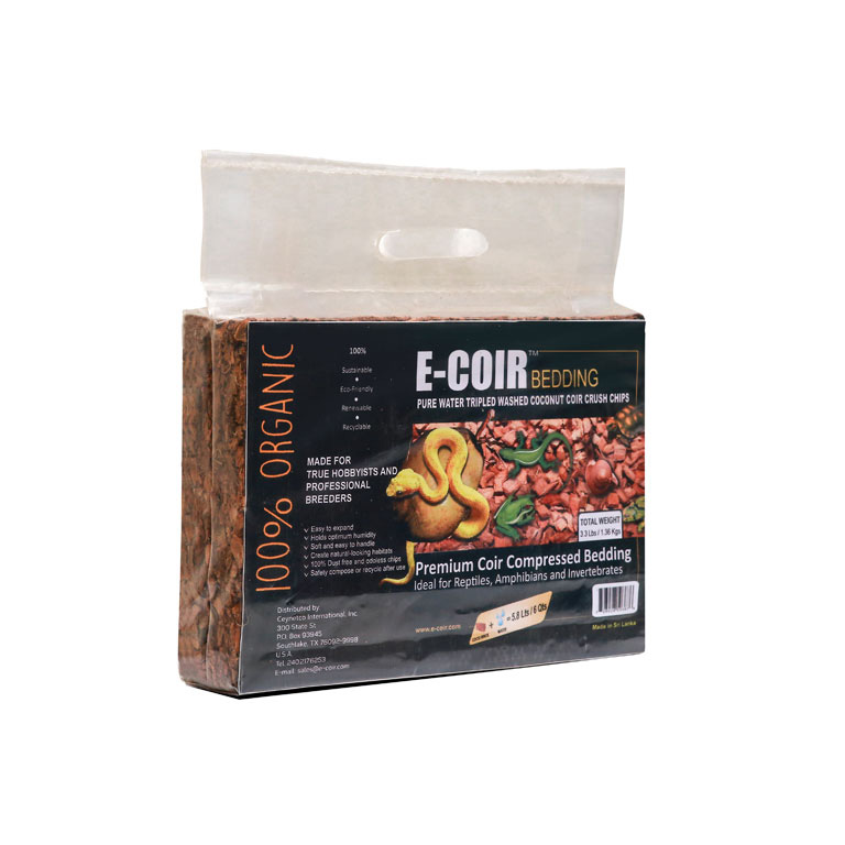 E-coir MQS2 grade coir bedding chips